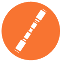 circle-icon-orange-alloy-notched-testing